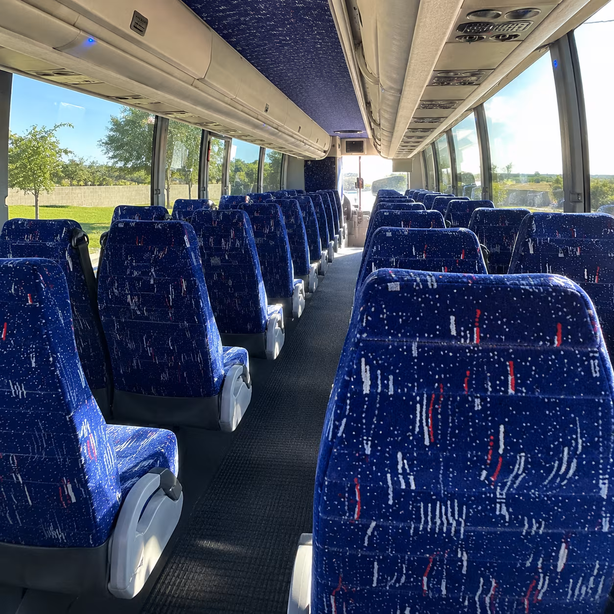 bowie airport transportation onboard seating