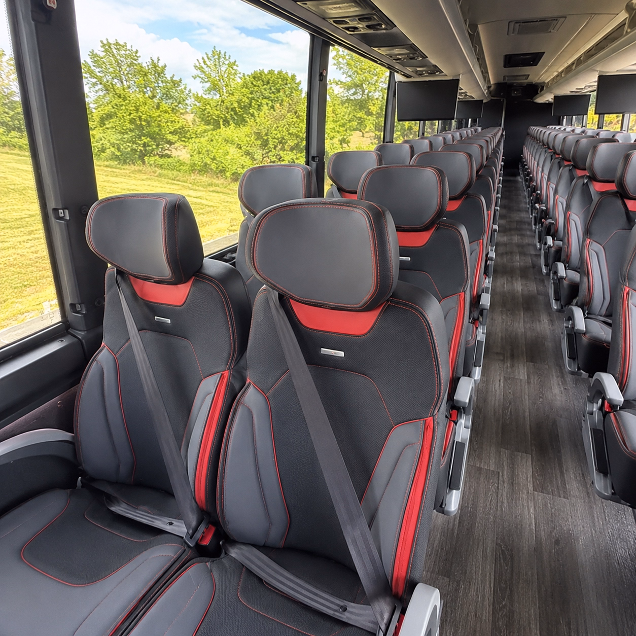bowie corporate event transportation onboard seating