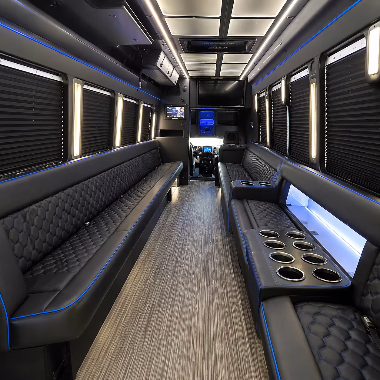 bowie holiday party bus rental