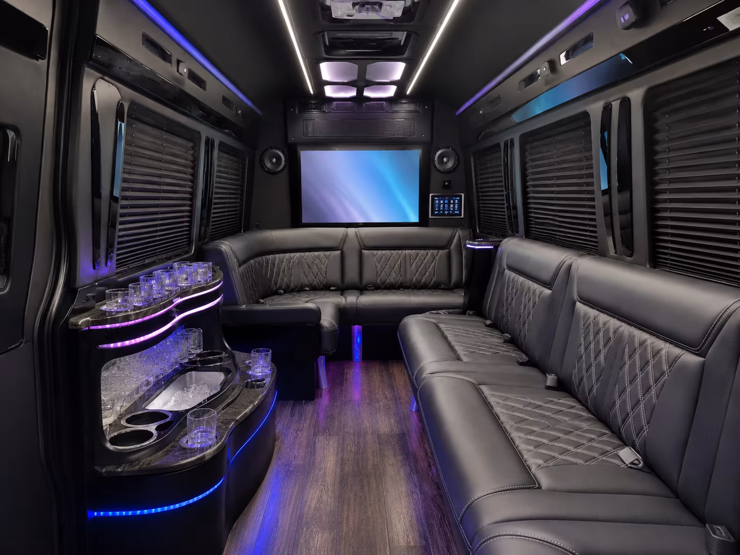 bowie wedding transportation onboard seating