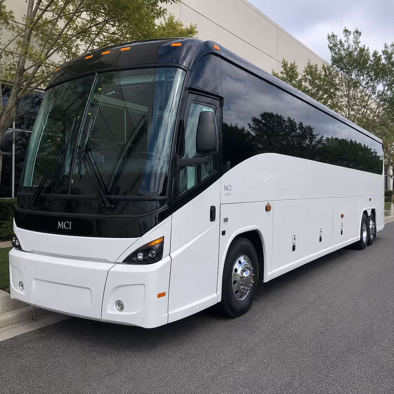 frederick comfortable charter buses for government military personnel
