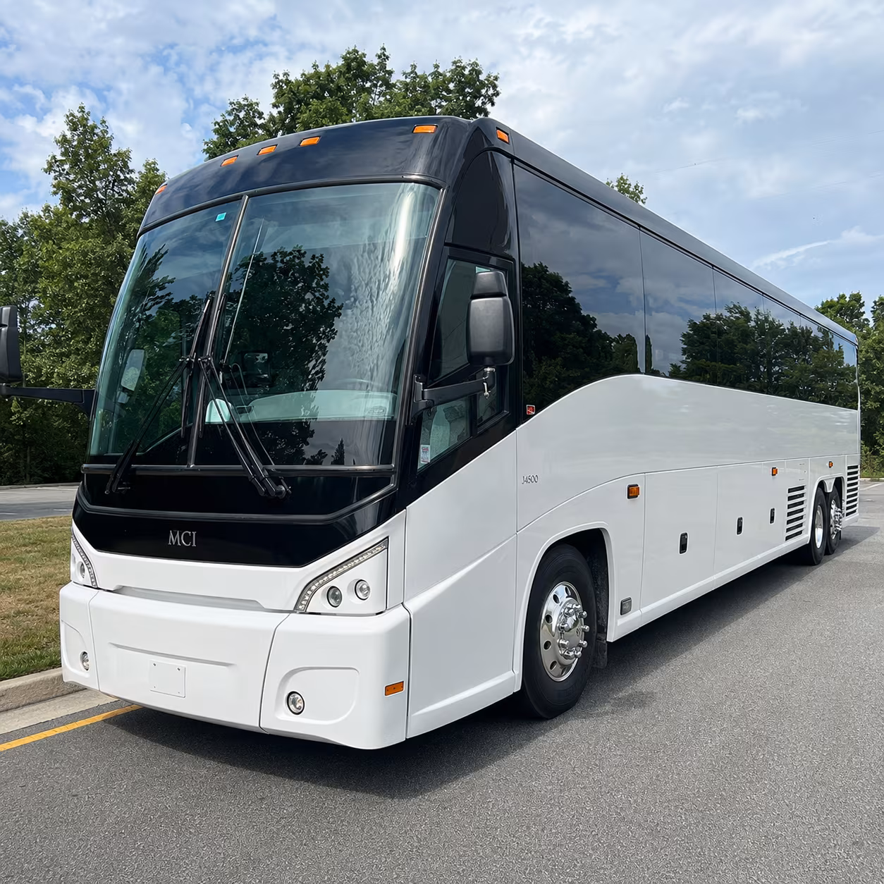 silver spring charter bus rental exterior