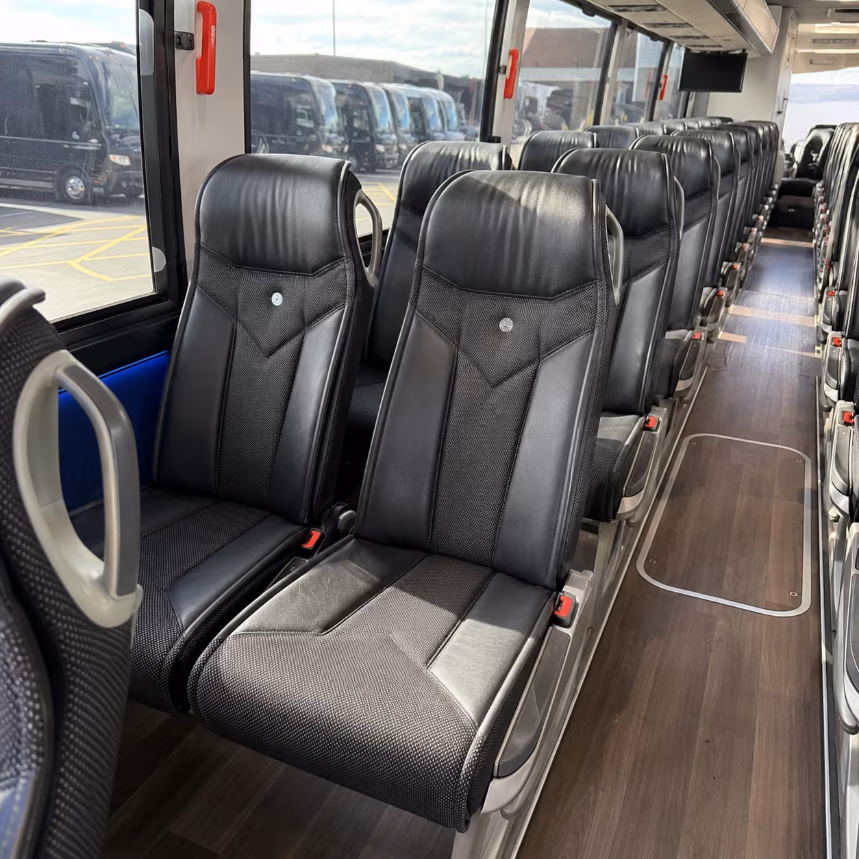 towson charter bus rental inside