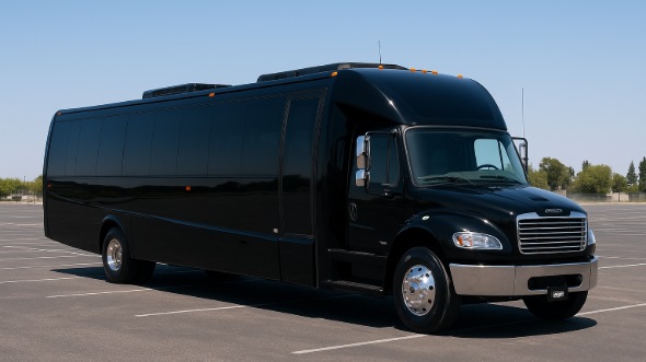 Exterior of Charter Bus Company Bowie's 25 Passenger Mini bus in Bowie