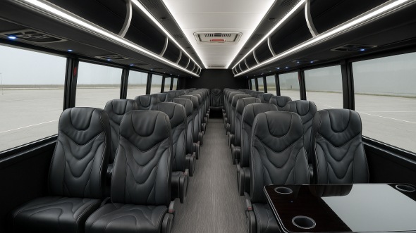bowie 15 passenger minibus inside