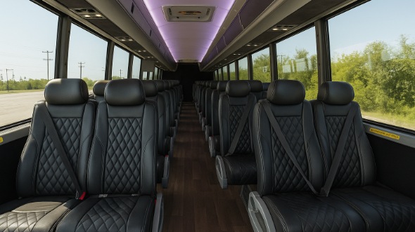 bowie 18 passenger minibus inside