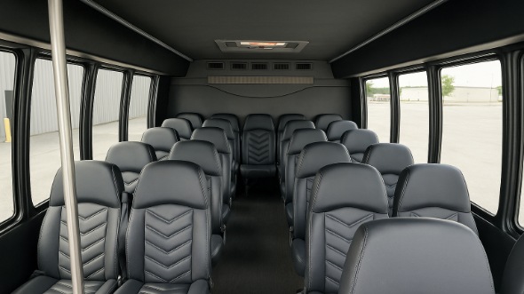 bowie 30 passenger minibus inside