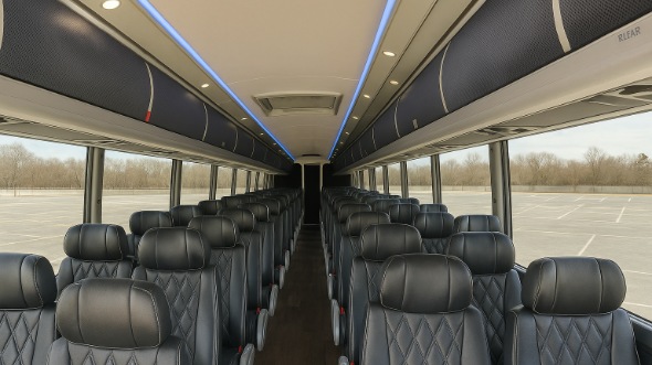 bowie 55 passenger charter bus rental